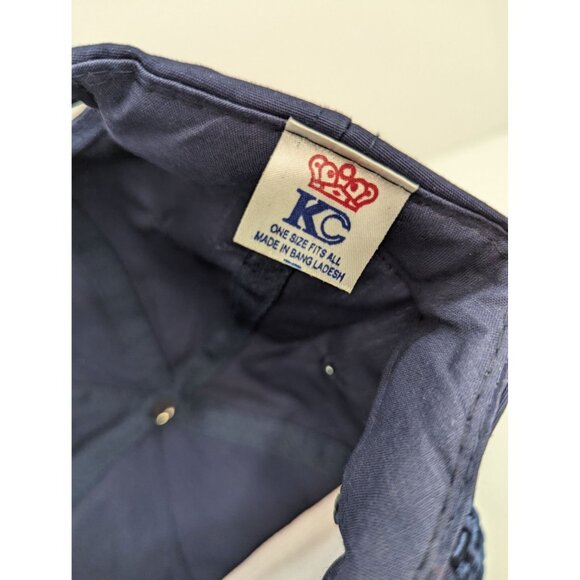 Contractors Machinery Inc Men Blue Wide Brim Braid Adj Snapback Truckers Cap - Picture 8 of 8